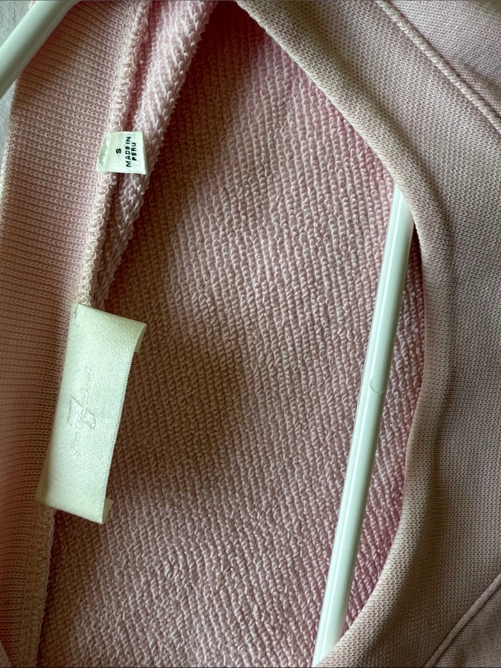 7 For All Mankind Pastel Pink Crew Neck Sweater